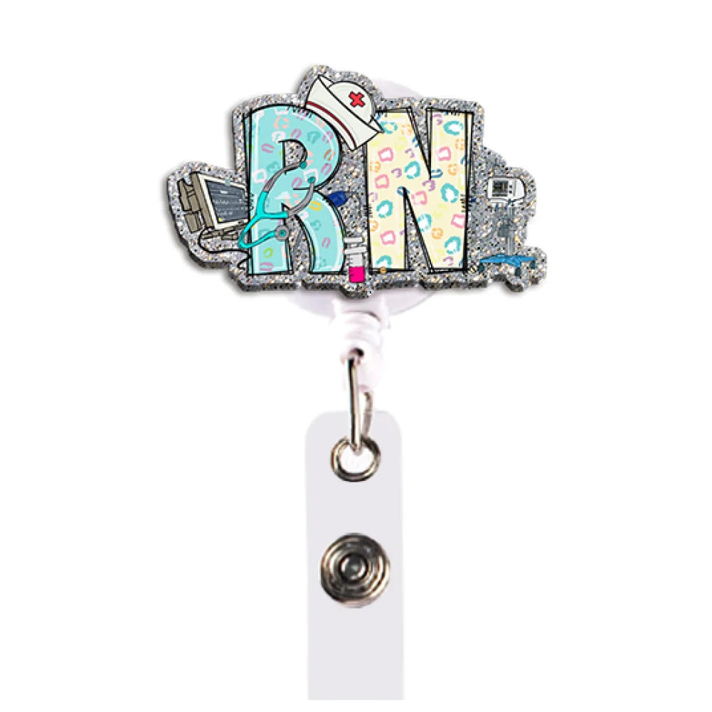 ScrubLuxe Glitter Badge Reel
