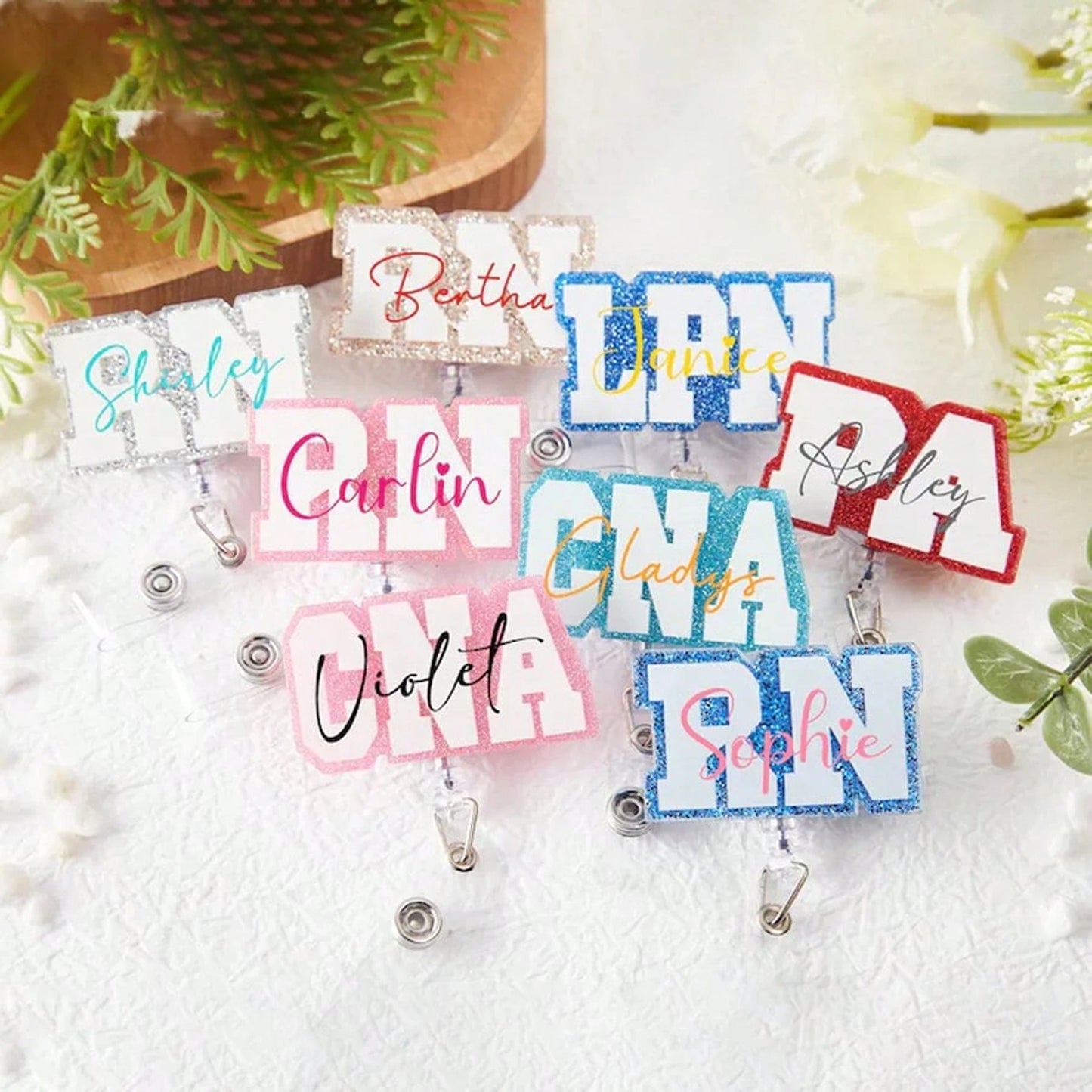 ScrubLuxe Custom Name Badge Reel