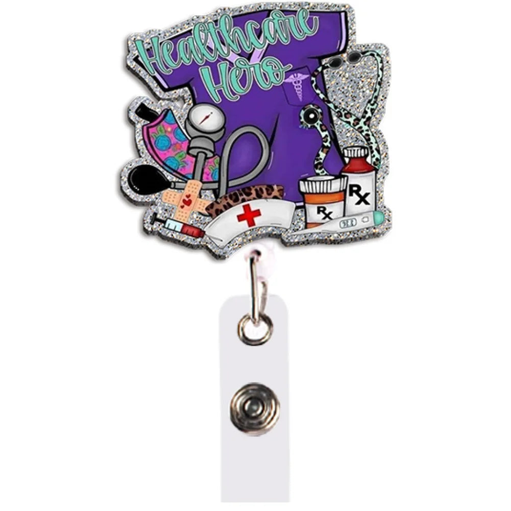 ScrubLuxe Glitter Badge Reel