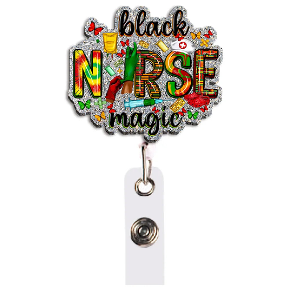 ScrubLuxe Glitter Badge Reel