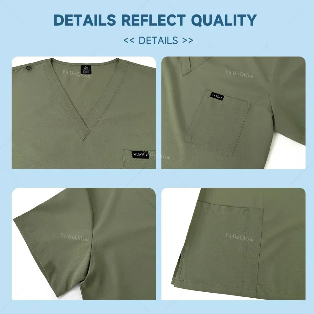 ScrubLuxe Stretch Jogger Set