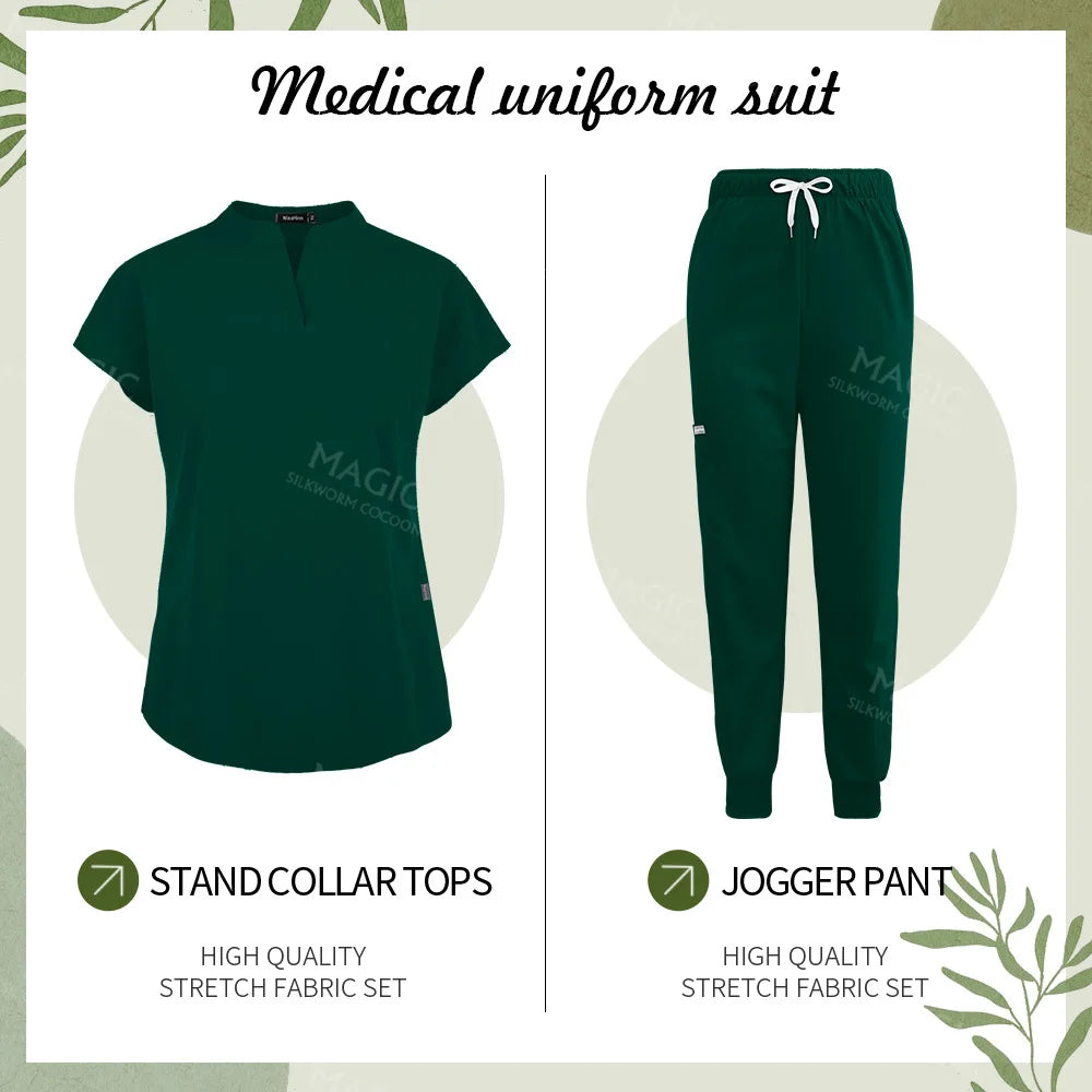 ScrubLuxe Pet & Spa Medical Uniform Set