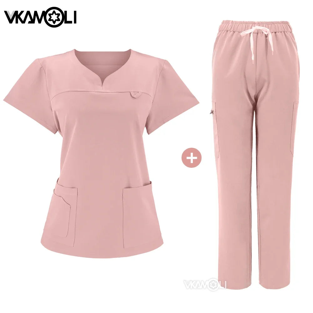 ScrubLuxe Slim Fit Scrub Set