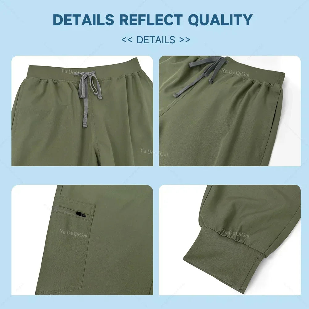 ScrubLuxe Stretch Jogger Set
