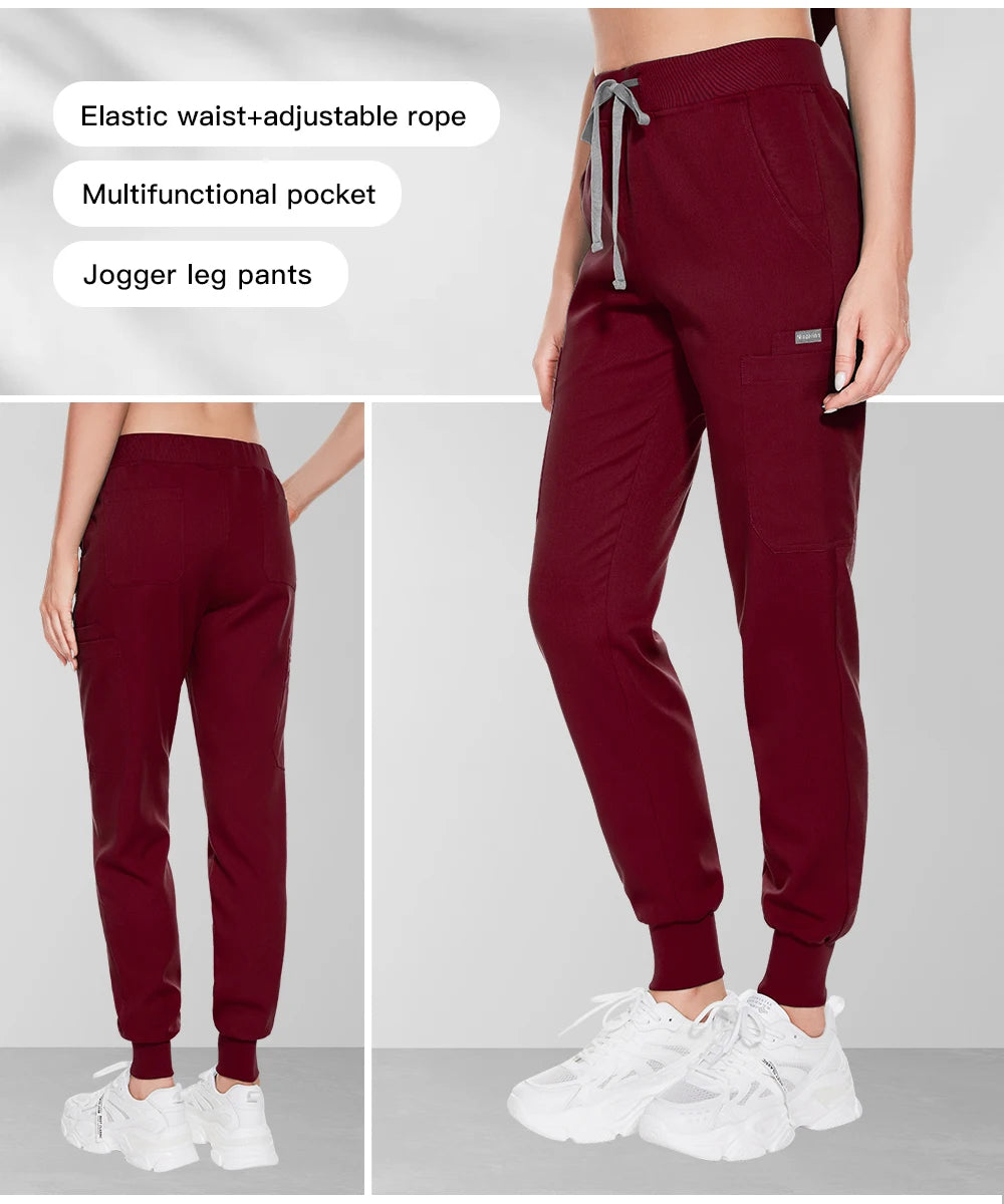 ScrubLuxe Slim Fit Jogger Scrub Pants