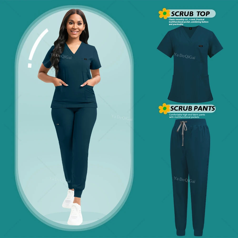 ScrubLuxe Stretch Jogger Set