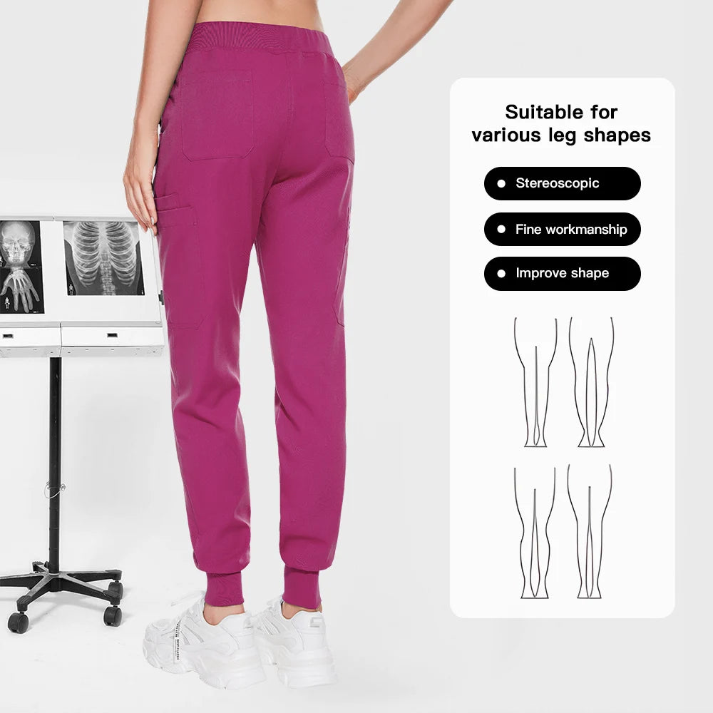 ScrubLuxe Slim Fit Jogger Scrub Pants
