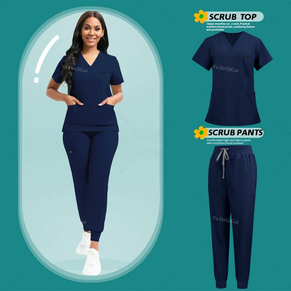 ScrubLuxe Stretch Jogger Set