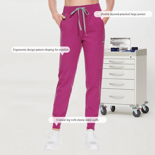 ScrubLuxe Slim Fit Jogger Scrub Pants