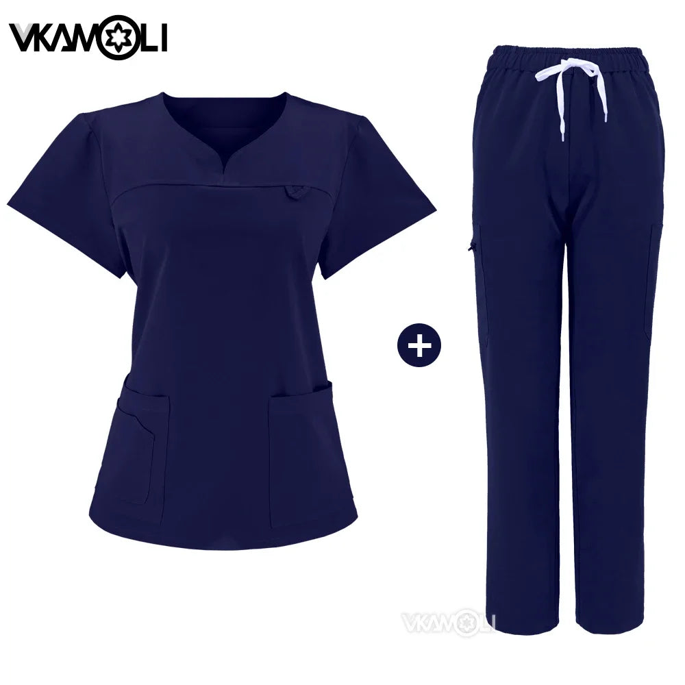 ScrubLuxe Slim Fit Scrub Set