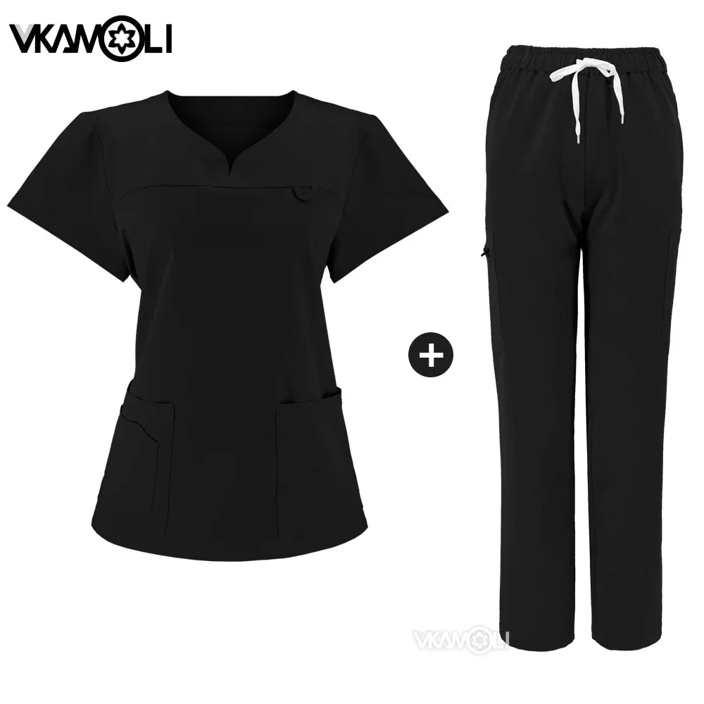 ScrubLuxe Slim Fit Scrub Set