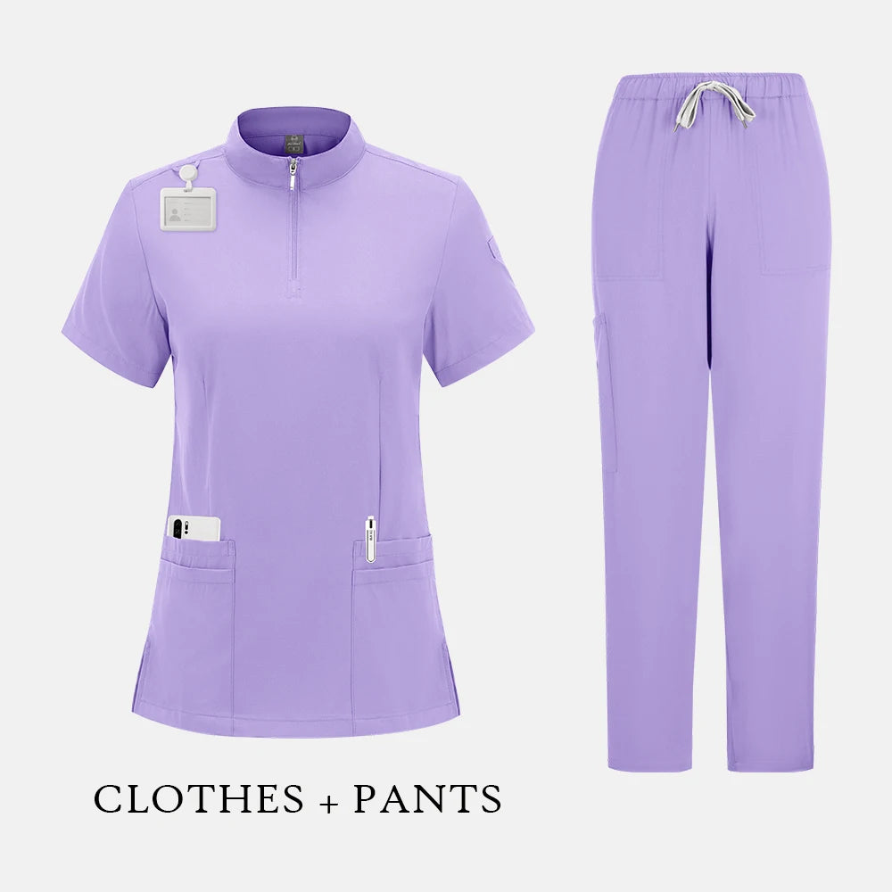 ScrubLuxe Stretch Scrub Set