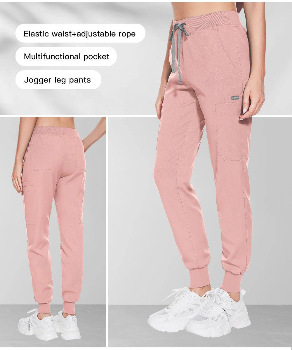 ScrubLuxe Slim Fit Jogger Scrub Pants