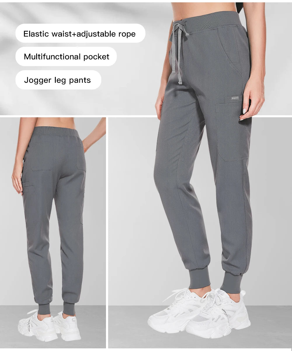 ScrubLuxe Slim Fit Jogger Scrub Pants