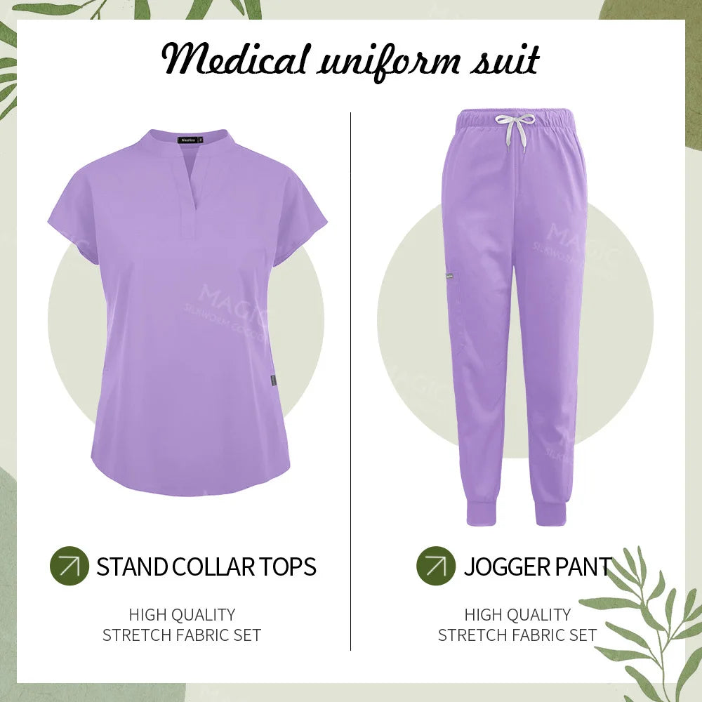 ScrubLuxe Pet & Spa Medical Uniform Set