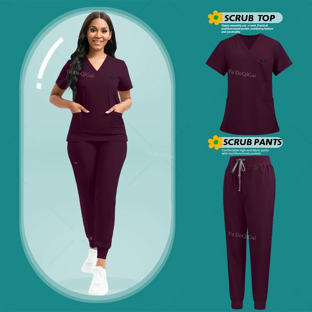 ScrubLuxe Stretch Jogger Set