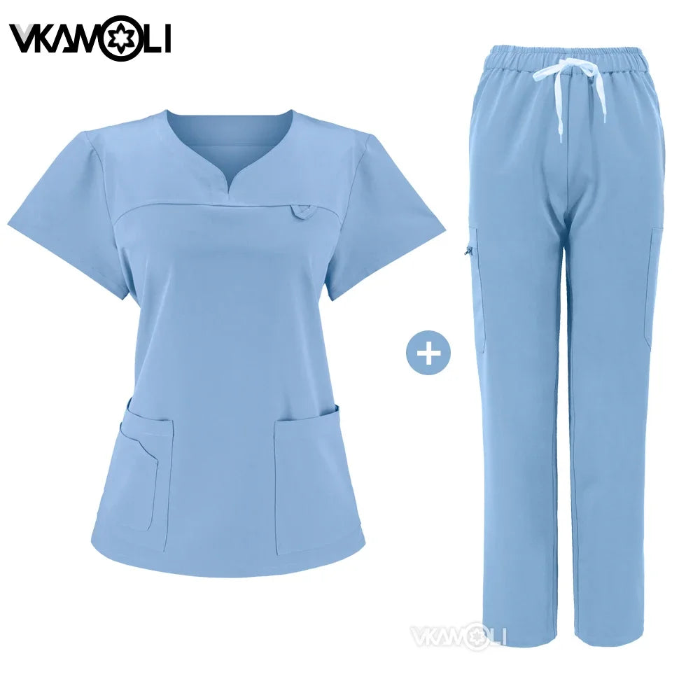 ScrubLuxe Slim Fit Scrub Set