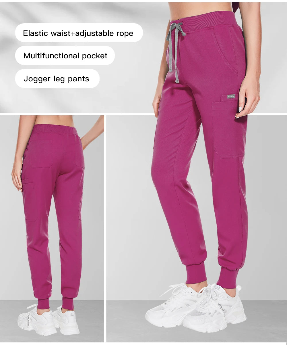 ScrubLuxe Slim Fit Jogger Scrub Pants
