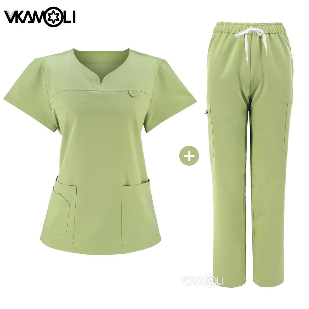 ScrubLuxe Slim Fit Scrub Set