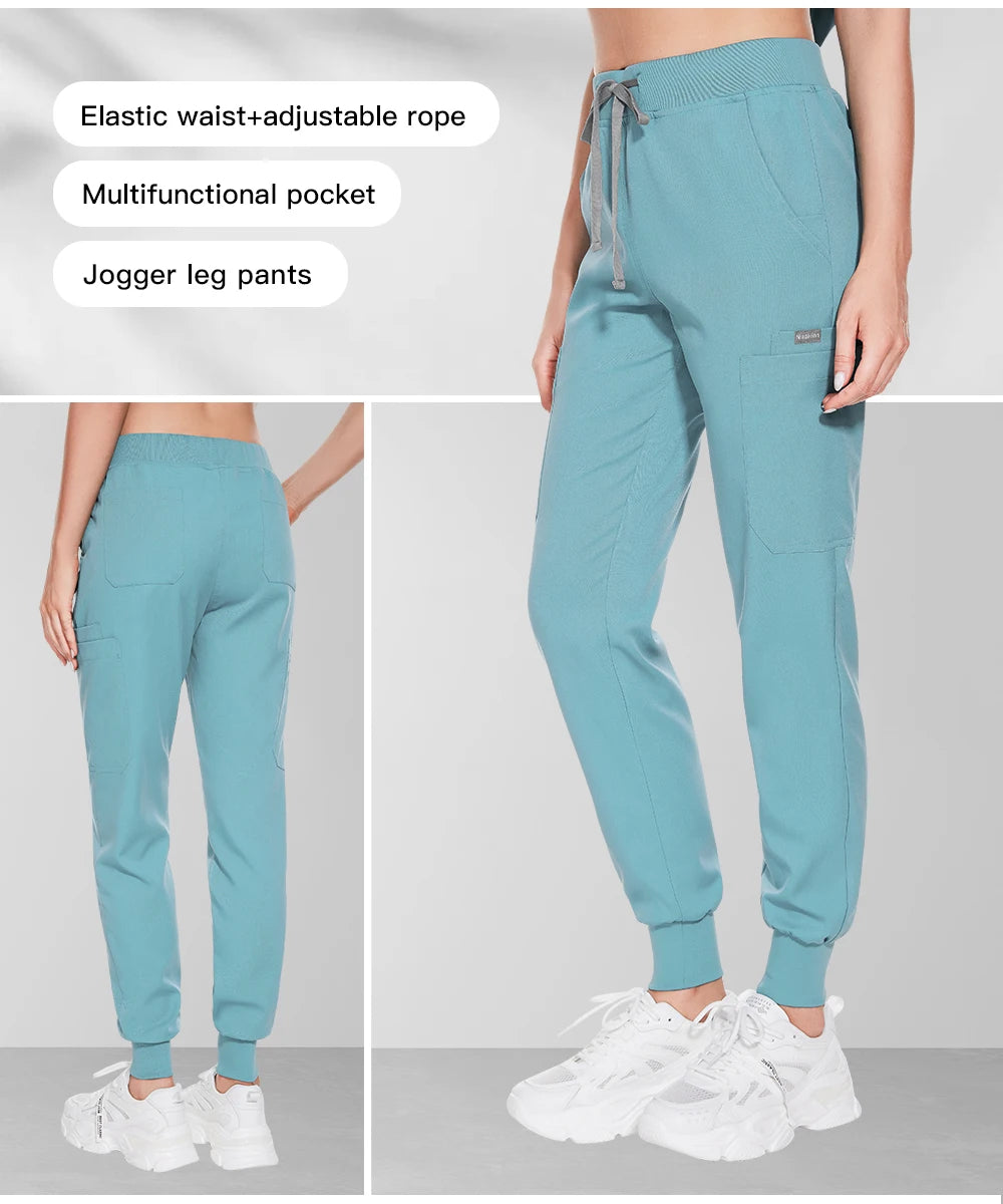 ScrubLuxe Slim Fit Jogger Scrub Pants