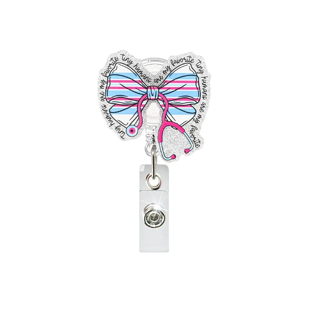 ScrubLuxe NICU Nurse Badge Reel