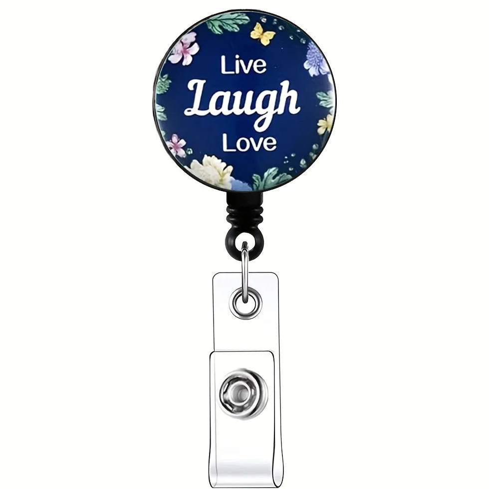 ScrubLuxe Inspirational Nurse Badge Reel