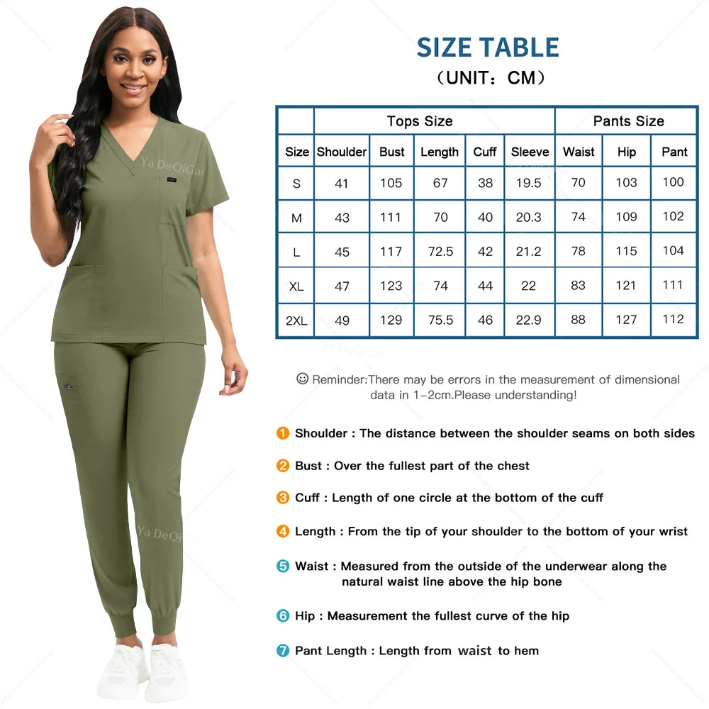 ScrubLuxe Stretch Jogger Set
