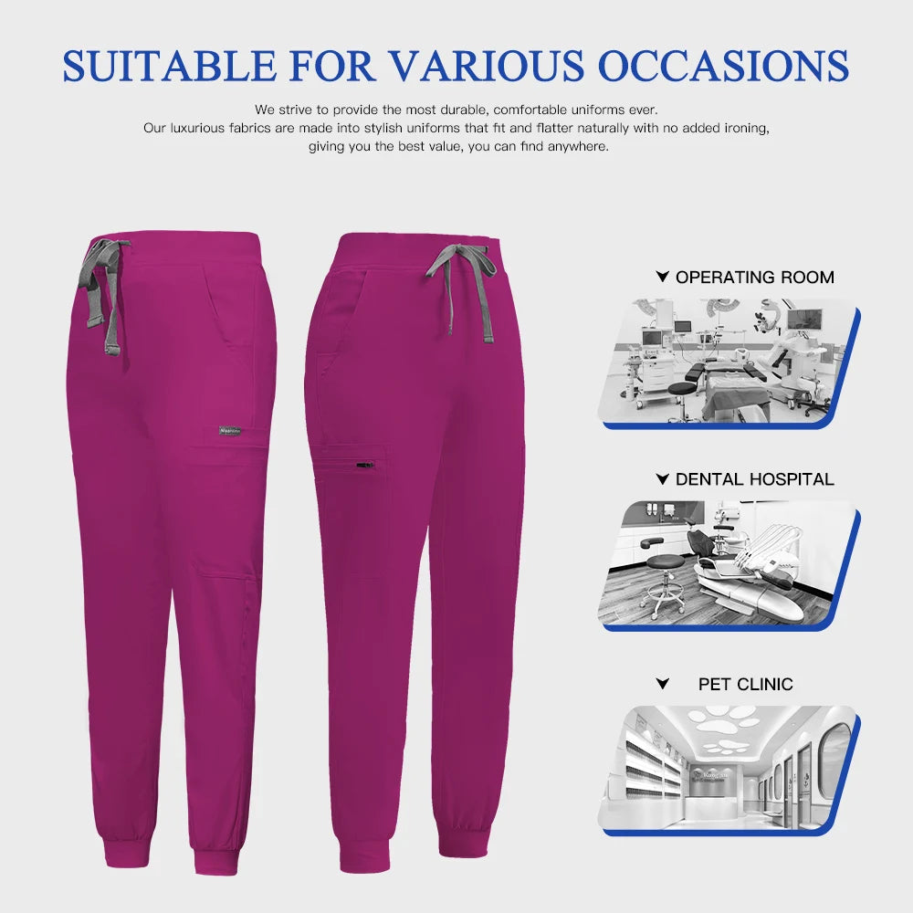 ScrubLuxe Slim Fit Jogger Scrub Pants