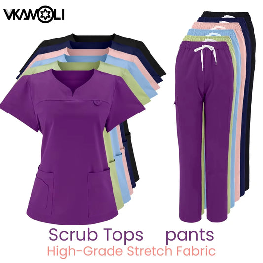 ScrubLuxe Slim Fit Scrub Set