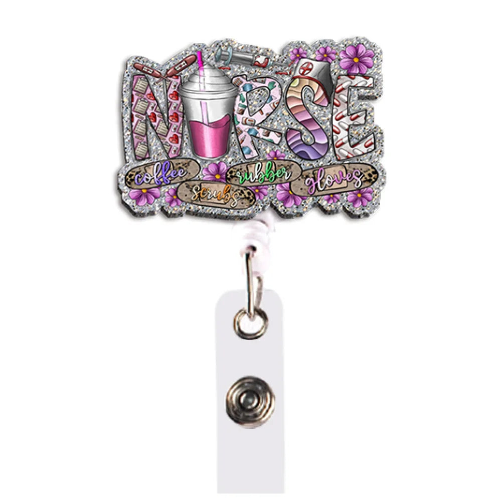 ScrubLuxe Glitter Badge Reel